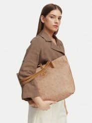 U.S. Polo Assn. Torebka BIUXT8582WVP Beżowy jasny. Brązowe shopper bag U.S. Polo Assn., bez wzorów, ze skóry, bez dodatków. Za 149.99 zł.
