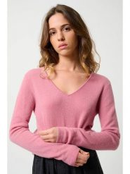 AUTHENTIC CASHMERE Kaszmirowy sweter "Galise" w kolorze jasnoróżowym rozmiar: L. Różowe swetry AUTHENTIC CASHMERE, l, bez wzorów, z kaszmiru, bez ramiączek. Za 264.77 zł.