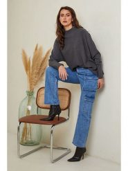 Joséfine Sweter "Izsak" w kolorze szarym rozmiar: XL. Szare swetry Joséfine, xl, bez wzorów, z kaszmiru, bez ramiączek. Za 152.99 zł.