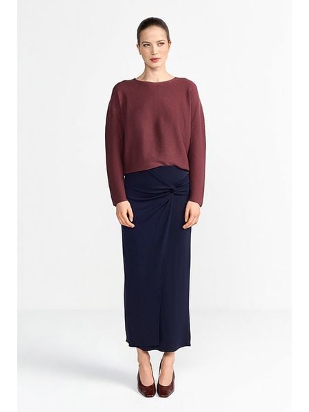 Rich & Royal Sweter w kolorze brązowym rozmiar: L. Brązowe swetry Rich & Royal, l, bez wzorów, z bawełny, bez ramiączek. Za 264.15 zł.