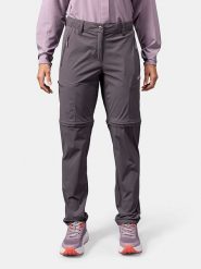 Halti Spodnie funkcyjne Zipp-Off "Pallas Cool" w kolorze szarym rozmiar: 42. Szare spodnie dresowe Halti, bez wzorów, z materiału, outdoorowe. Za 260.99 zł.