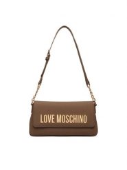 LOVE MOSCHINO Torebka JC4109PP0PKD0203 Brązowy. Brązowe listonoszki Love Moschino, bez wzorów, ze skóry, bez dodatków. Za 809.99 zł.