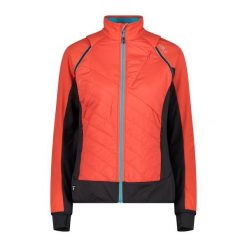 Kurtka damska z odpinanymi rękawami CMP hybrid. Czarne kurtki przejściowe sportowe CMP, bez wzorów, z softshellu, bez kaptura, trekkingowe. Za 422.00 zł.