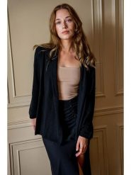 Maison Héritage Cashmere Kaszmirowy kardigan w kolorze czarnym rozmiar: XL. Czarne swetry Maison Héritage Cashmere, xl, bez wzorów, z kaszmiru, bez ramiączek. Za 439.24 zł.