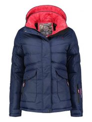 Geographical Norway Kurtka pikowana "Bonixe" w kolorze granatowym rozmiar: S. Niebieskie kurtki Geographical Norway, s, bez wzorów, bez kaptura. Za 277.79 zł.