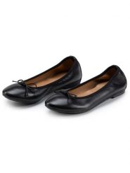 Anna Morellini Skórzane baleriny "Eridinetta" w kolorze czarnym rozmiar: 41. Czarne baleriny Anna Morellini, bez wzorów, bez obcasa, bez zapięcia. Za 205.45 zł.