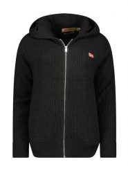 Canadian Peak Kardigan w kolorze czarnym rozmiar: XL. Czarne swetry Canadian Peak, xl, bez wzorów, ze splotem, bez ramiączek. Za 130.81 zł.