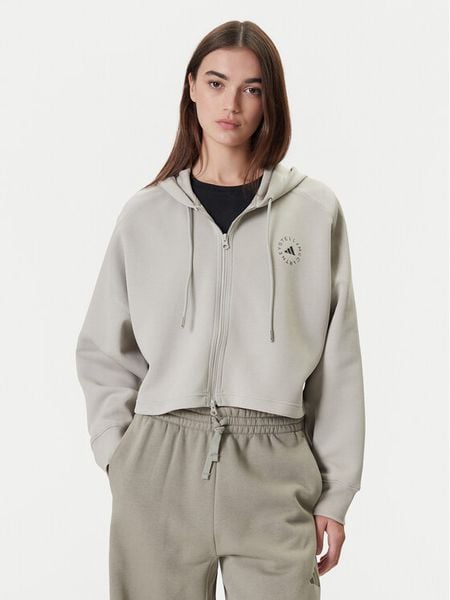 Adidas by Stella McCartney Bluza JX6781 Szary Loose Fit. Szare bluzy adidas by Stella McCartney, l, bez wzorów, z syntetyku, bez ramiączek, bez kaptura. Za 529.99 zł.