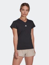 Adidas Koszulka techniczna Train Essentials HN5543 Czarny Slim Fit. Czarne t-shirty sportowe adidas, xs, bez wzorów, z syntetyku, bez ramiączek, na fitness i siłownię. Za 99.99 zł.