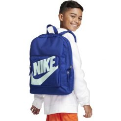 Plecak Nike Classic 16 L. Niebieskie plecaki Nike, bez wzorów, z poliesteru, bez dodatków. Za 190.00 zł.