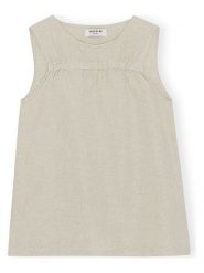 CARE BY ME Top "Cecilie" w kolorze beżowym rozmiar: L. Brązowe topy CARE BY ME, l, bez wzorów, bez kołnierzyka, bez ramiączek. Za 138.95 zł.