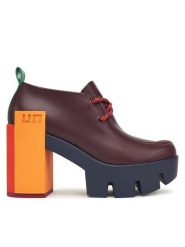 United Nude Półbuty Grip Moc Mid 1095792416 Bordowy. Czerwone półbuty wsuwane United Nude, bez wzorów, ze skóry, bez obcasa, na obcasie. Za 1,259.00 zł.