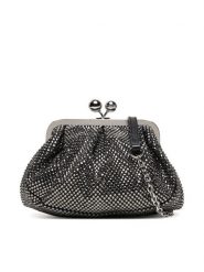 Weekend Max Mara Torebka Emy 2525516135650 Czarny. Czarne kopertówki Weekend Max Mara, bez wzorów, z materiału, wizytowe, bez dodatków. Za 1,039.00 zł.