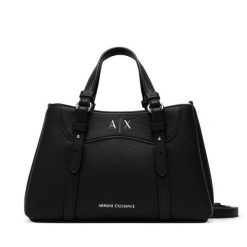 Torebka Armani Exchange. Czarne torebki klasyczne Armani Exchange, bez wzorów, klasyczne, bez dodatków. Za 654.99 zł.