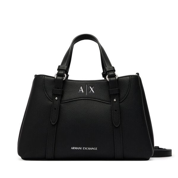 Torebka Armani Exchange. Czarne torebki klasyczne Armani Exchange, bez wzorów, klasyczne, bez dodatków. Za 616.99 zł.