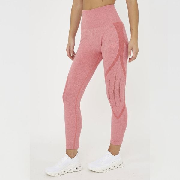 Legginsy fitness damskie leslie ciemnoróżowe. Czerwone legginsy LEGEA, bez wzorów, z elastanu, sportowe. W wyprzedaży za 97.00 zł.
