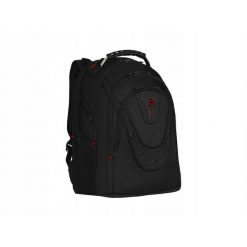 Plecak codzienny miejski Ibex Ballistic Deluxe. Czarne plecaki Wenger, bez wzorów, bez dodatków. Za 545.99 zł.