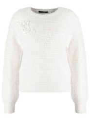 TAIFUN Sweter w kolorze białym rozmiar: 42. Białe swetry Taifun, bez wzorów, bez ramiączek. Za 162.87 zł.