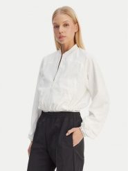 Tommy Jeans Kurtka bomber DW0DW22323 Biały Regular Fit. Białe kurtki Tommy Jeans, s, bez wzorów, z jeansu, bez kaptura. Za 529.99 zł.