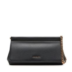 Torebka MICHAEL Michael Kors. Czarne kopertówki MICHAEL Michael Kors, bez wzorów, wizytowe, bez dodatków. Za 679.99 zł.