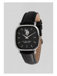 U.S. Polo Assn. Zegarek kwarcowy w kolorze srebrno-czarnym rozmiar: onesize. Czarne, analogowe zegarki U.S. Polo Assn., metalowe. Za 230.59 zł.