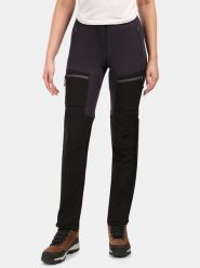 Kilpi Spodnie funkcyjne Zipp-Off "Hosio" w kolorze czarnym rozmiar: 40. Czarne spodnie dresowe Kilpi, bez wzorów, z materiału. Za 306.01 zł.