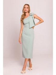Made of emotion Sukienka w kolorze miętowym rozmiar: XL. Zielone sukienki Made Of Emotion, xl, bez wzorów, bez kołnierzyka, bez ramiączek, maxi. Za 311.85 zł.