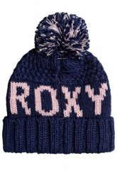 Czapka zimowa damska Roxy Tonic Beanie. Niebieskie czapki zimowe Roxy, bez wzorów, z polaru. Za 133.80 zł.