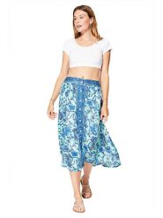 Aller Simplement Spódnica w kolorze niebiesko-turkusowym rozmiar: 34/36. Niebieskie spódnice Aller Simplement, bez wzorów, klasyczne, midi. Za 56.99 zł.