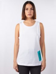 Diesel Clothes Top w kolorze białym rozmiar: XS. Białe topy Diesel Clothes, xs, bez wzorów, z bawełny, bez kołnierzyka, bez ramiączek. Za 118.56 zł.