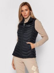 Columbia Bezrękawnik Powder Lite Vest Czarny Regular Fit. Czarne kamizelki Columbia, xs, bez wzorów, z syntetyku, sportowe, bez ramiączek, bez kaptura, outdoorowe. Za 269.99 zł.