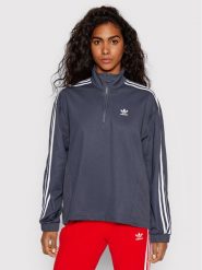 Adidas Bluza adicolor Classics HC4548 Granatowy Relaxed Fit. Niebieskie bluzy adidas, bez wzorów, z syntetyku, bez ramiączek, bez kaptura. Za 219.99 zł.