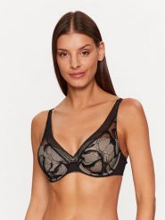 Chantelle Biustonosz z fiszbiną True Lace C11M20 Czarny. Czarne biustonosze Chantelle, bez wzorów, z syntetyku. Za 429.99 zł.