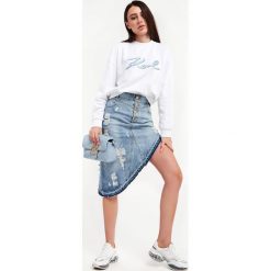 Bluza damska KARL LAGERFELD. Bluzy KARL LAGERFELD, s, bez wzorów, bez kaptura. W wyprzedaży za 513.57 zł.
