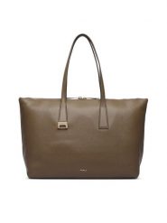 Furla Torebka Olivia L WB01940 HSF000 4903S Beżowy ciemny. Brązowe torebki klasyczne Furla, bez wzorów, ze skóry, bez dodatków. Za 1,709.00 zł.