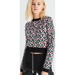 Żakardowy sweter - Wielobarwn. Swetry marki Sinsay. Za 39.99 zł.