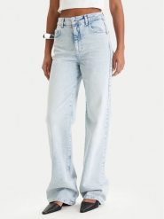 Patrizia Pepe Jeansy 8P0487/D1WZB-CB01 Niebieski Regular Fit. Niebieskie jeansy Patrizia Pepe, bez wzorów, z bawełny. Za 919.99 zł.