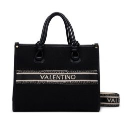 Torebka Valentino. Czarne torebki klasyczne Valentino, bez wzorów, klasyczne, bez dodatków. Za 619.99 zł.