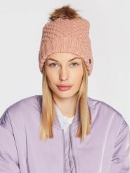 Roxy Czapka ERJHA04015 Różowy. Czerwone czapki zimowe Roxy, bez wzorów, z materiału. Za 149.99 zł.