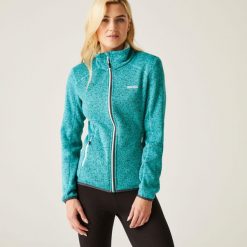 Polar turystyczny damski Newhill z suwakiem. Niebieskie bluzy z polaru Regatta, bez wzorów, z polaru, trekkingowe. Za 267.25 zł.