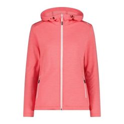 Damska elastyczna polarowa bluza z kapturem CMP. Czerwone bluzy z kapturem CMP, xl, bez wzorów, z dresówki, z kapturem, trekkingowe. Za 377.85 zł.