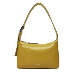 Torebka Calvin Klein. Żółte torebki klasyczne Calvin Klein, bez wzorów, klasyczne, bez dodatków. Za 249.99 zł.
