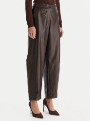 ACCESS FASHION Spodnie z imitacji skóry 54-5132-188 Brązowy Regular Fit. Brązowe sukienki ACCESS FASHION, xs, bez wzorów, ze skóry, wizytowe, bez kołnierzyka, bez ramiączek. Za 479.99 zł.