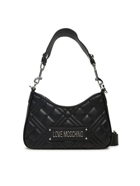 LOVE MOSCHINO Torebka JC4152PP0NLA000B Czarny. Czarne torebki klasyczne Love Moschino, bez wzorów, ze skóry, bez dodatków. Za 659.99 zł.