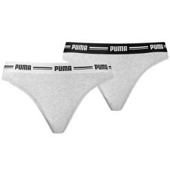 Stringi Damskie 907854 (zestaw 2 Sztuk). Brązowe stringi Puma, bez wzorów. Za 119.99 zł.