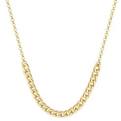 Lulu & Jane Łańcuszek Stop metali Żółte złoto Naszyjniki 1 ct Damski. Żółte naszyjniki Lulu & Jane, z materiału, pozłacane. Za 139.99 zł.