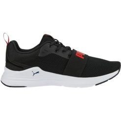 Buty Puma Wired Run 373015 21 czarne. Czarne buty treningowe bez wzorów, z gumy, bez zapięcia. Za 316.07 zł.