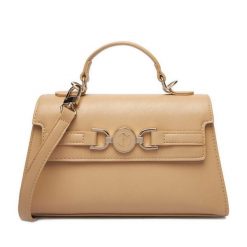 Torebka Eva Minge. Brązowe torebki klasyczne Eva Minge, bez wzorów, klasyczne, bez dodatków. Za 209.99 zł.