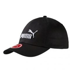 Czapka Z Daszkiem Dla Dorosłych Unisex Essential Big Cat. Czarne czapki z daszkiem Puma, bez wzorów. Za 91.99 zł.