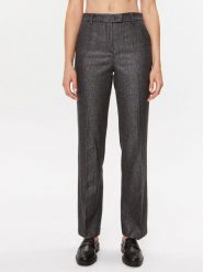 TWINSET Spodnie materiałowe 232TT2451 Szary Regular Fit. Szare spodnie materiałowe Twinset, bez wzorów, z materiału. Za 1,199.00 zł.